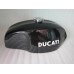 DUCATI 750 GT 1972 BLACK PAINTED ALLOY FUEL GAS TANK WITH CAP